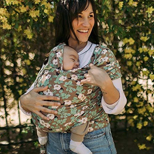  Boba Baby Wrap Carrier, Black - The Original Child and Newborn Sling, Perfect for Infants and Babies Up to 35 lbs (0-36 months)