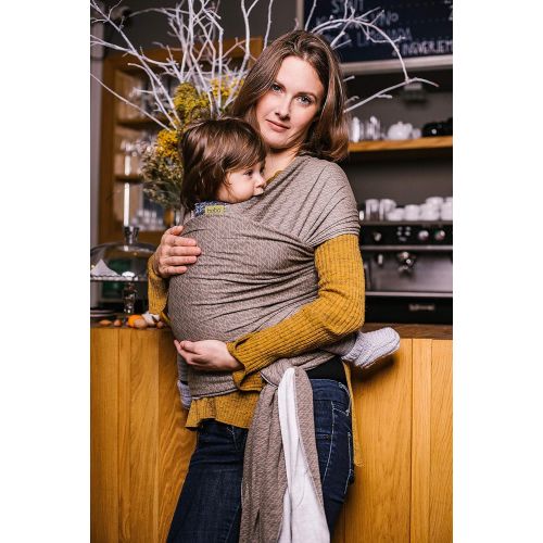  Boba Baby Wrap Carrier, Black - The Original Child and Newborn Sling, Perfect for Infants and Babies Up to 35 lbs (0-36 months)