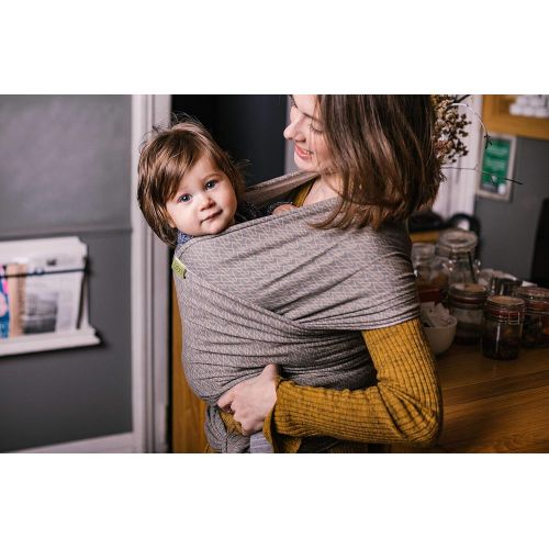  Boba Baby Wrap Carrier, Black - The Original Child and Newborn Sling, Perfect for Infants and Babies Up to 35 lbs (0-36 months)