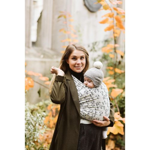  Boba Baby Wrap Carrier, Black - The Original Child and Newborn Sling, Perfect for Infants and Babies Up to 35 lbs (0-36 months)