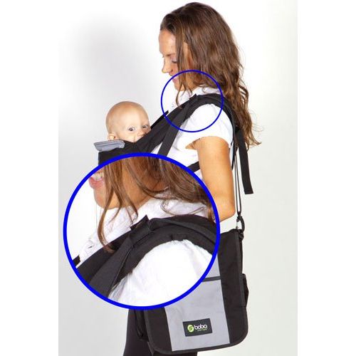  Boba Pack Shoulder Style Diaper Bag Can Attach to New Boba 3g and 4g Carriers Lila