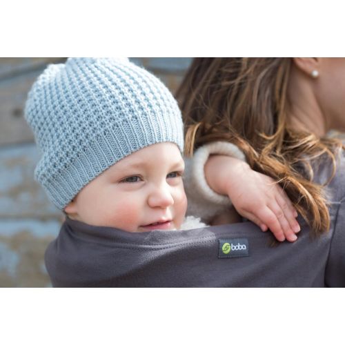  Boba Hoodie, Grey (Large) Baby Carrier Cover Hooded Sweatshirt