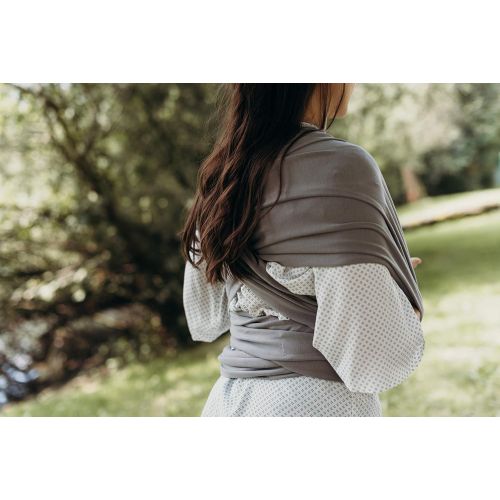  [아마존핫딜][아마존 핫딜] Boba Wrap Baby Carrier, Grey - Original Stretchy Infant Sling, Perfect for Newborn Babies and Children up to 35 lbs