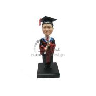 BobbleheadsEtsyShop Custom Bobblehead Graduation Student, Male Graduate Custom Bobblehead, University Graduate Student Custom Bobblehead