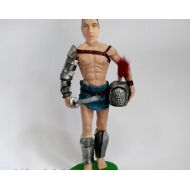 Bobblit Custom Superhero figurine - Gladiator - 100% Money-Back Guarantee