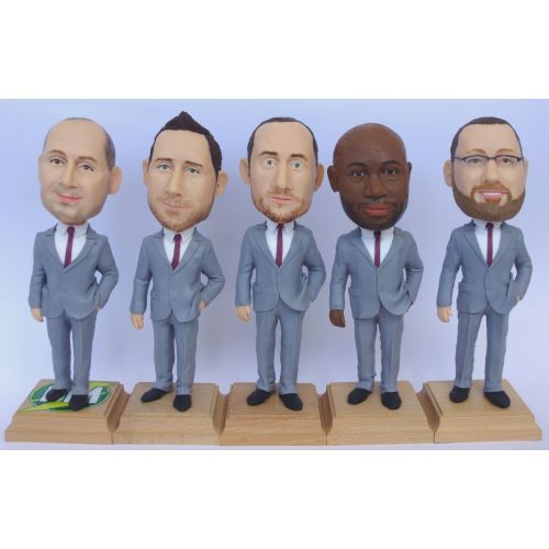  Bobblit Custom Groomsmen Bobbleheads - Funny Groomsmen Gift - Wedding Groomsmen Look Alike - Personalized Bobblehead In Custom Clothing