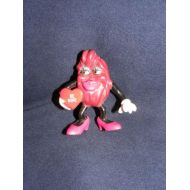 BobbysCollectibles California Raisins BE MINE Figure, Valentine Heart, Raisins PVC Figure, Valentines Gift,Vintage Raisins, 1988, Valentines Day Gift