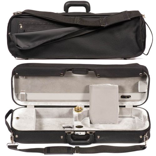  Bobelock 1002SV Suspended Oblong 3/4 Violin Case with Silver Velvet Interior