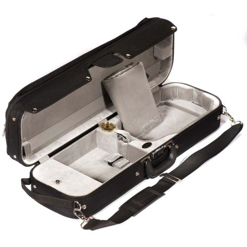  Bobelock 1002SV Suspended Oblong 3/4 Violin Case with Silver Velvet Interior