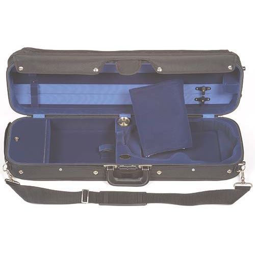  Bobelock Hill Style Lite 6002 4/4 Violin Case with Blue Velvet Interior