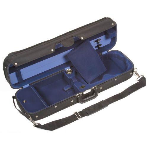  Bobelock Hill Style Lite 6002 4/4 Violin Case with Blue Velvet Interior