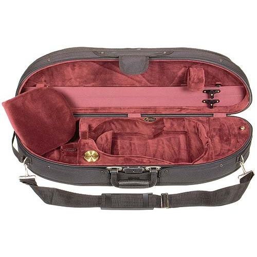  Bobelock Half Moon 1047 Black/Wine 4/4 Violin Case