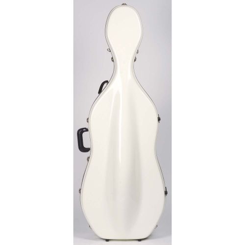  Bobelock 2002 Slim White Fiberglass 4/4 Cello Case