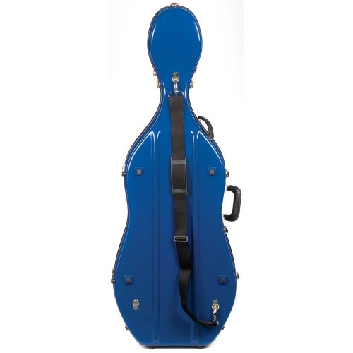  Bobelock 2002 Slim Blue Fiberglass 4/4 Cello Case