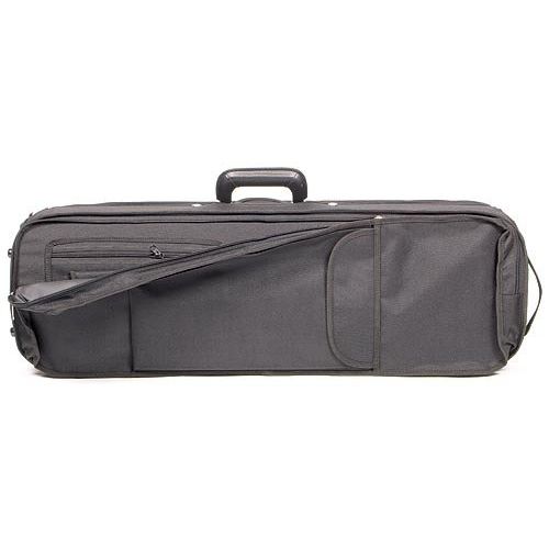  Bobelock Hill Style 1017 Semi-French Fitted Black/Blue 4/4 Violin Case