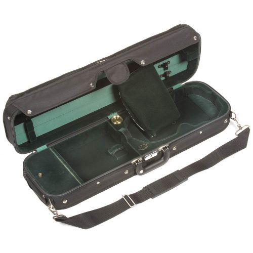  Bobelock Hill Style Lite 6002 4/4 Violin Case with Green Velvet Interior