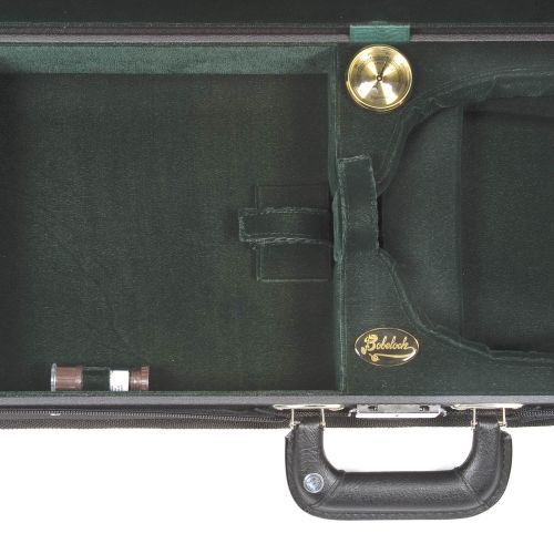  Bobelock Hill Style Lite 6002 4/4 Violin Case with Green Velvet Interior