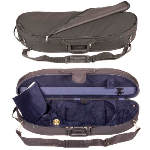  Bobelock Half Moon 1047 Black/Blue 4/4 Violin Case