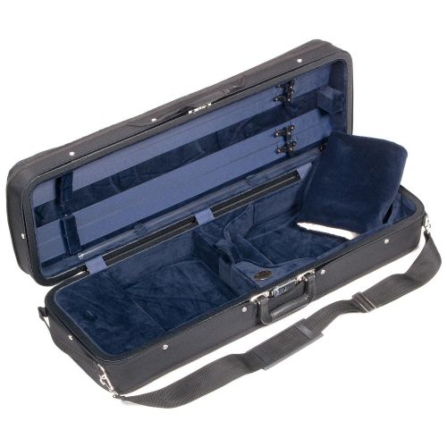  Bobelock Featherlite 1003 Oblong Black/Blue 4/4 Violin Case