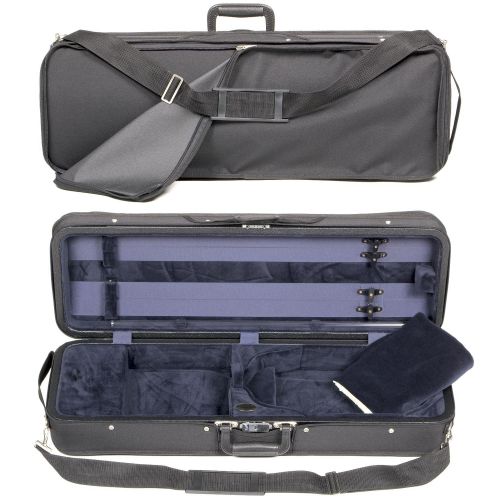  Bobelock Featherlite 1003 Oblong Black/Blue 4/4 Violin Case