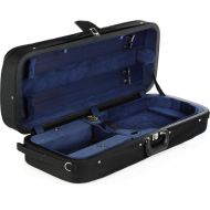 Bobelock B2005 Featherlite Viola Case - Black with Blue Interior