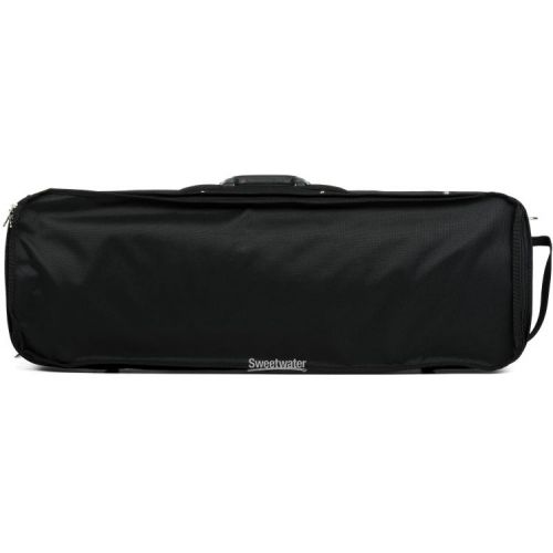  Bobelock B1003 Featherlite 4/4 Violin Case - Black with Wine Interior