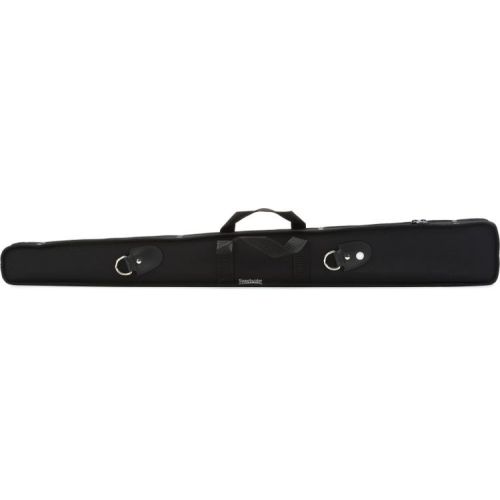  Bobelock B8-G1BBV-C Single German Double Bass Bow Case with Cover - Black with Blue Interior Demo