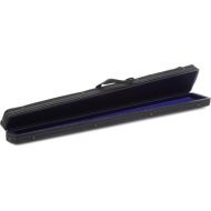 Bobelock B8-G1BBV-C Single German Double Bass Bow Case with Cover - Black with Blue Interior