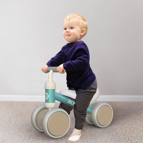  Bobike Baby Balance Bike Toys for 1 Year Old Gifts Boys Girls 10-24 Months Kids Toy Toddler Best First Birthday Gift Children Walker No Pedal Infant 4 Wheels Bicycle