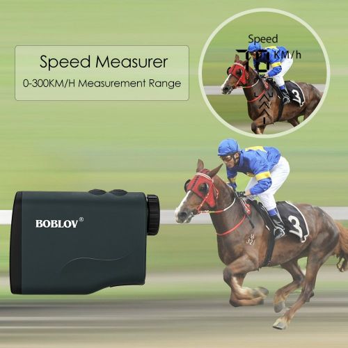  Boblov BOBLOV X7 700 Yards Golf Hunting Range Finder USB Wireless Charging,6X 21mm Long RangeFinder Binoculars Support Ranging, Scan, Flagpole Lock, Fog Speed Measurement Function