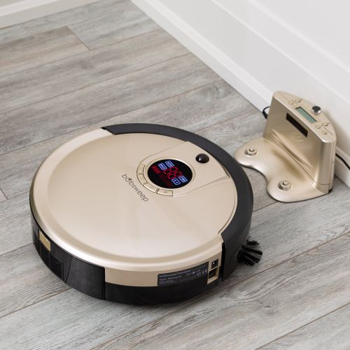  Bobsweep bObsweep Standard Robotic Vacuum Cleaner and Mop, Champagne