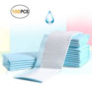 Bocks Baby Disposable Underpad, 100 Count Incontinence Changing Pad with Soft Non-Woven Fabric, Breathable, Waterproof, Leak Proof Quick Absorb 13X16 inch