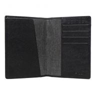 Boconi Grant Rfid Leather Passport Case in Black