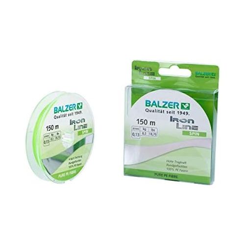  [아마존베스트]Balzer Iron Line 4 Spin Chartreuse 150m Spool Braided Line