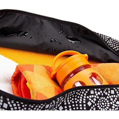  [아마존베스트]Bodhi Hot Yoga Bag, Maharaja Collection, Cotton Yoga Bag with Waterproof Lining, Sports Bag with Wet Compartment