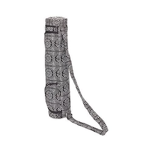  [아마존베스트]Bodhi Maharaja Collection Yoga Bag 80 Paisley Teal 100% Cotton (Till), for Mats up to 80 cm Width, 5 mm Thick and 200 cm Long
