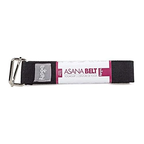  [아마존베스트]Bodhi Yoga Strap Asana Belt Made of Cotton with Metal Sliding Buckle, Practical Yoga Accessory, Basic Aid Not Only for Beginners Pink