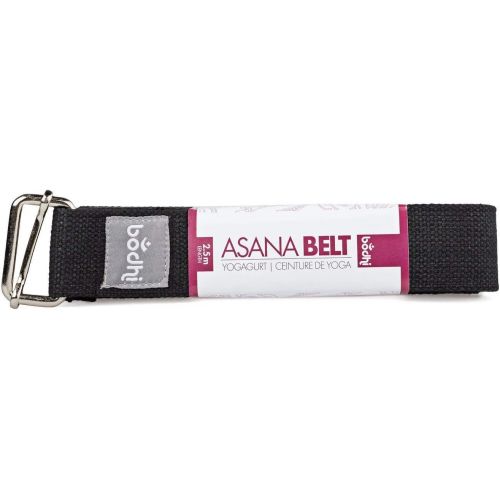  [아마존베스트]Bodhi Yoga Strap Asana Belt Made of Cotton with Metal Sliding Buckle, Practical Yoga Accessory, Basic Aid Not Only for Beginners Pink