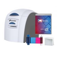 Magicard Pronto ID Card Printer & Complete Supplies Package with Bodno ID Software and Camera