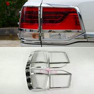 Bodoris Chrome Car-Styling Tail light Cover Lamp Trim Light Overlay Panel 2016 2017 2018 For Toyota LC Land Cruiser 200 Accessories