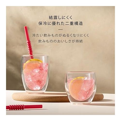  Bodum Pavina Double Wall Cooler/Beer Glass - Set of 2