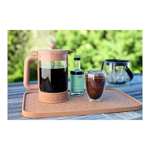  Bodum 51oz Cold Brew Coffee Maker, White - Made in Portugal