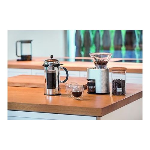  Spare Glass for Bodum French Press Without Spout, 4 Cup, 0.5 L, 17 Oz.