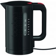 Bodum 34oz Bistro Electric Water Kettle For Coffee & Tea, BPA-Free Plastic, Rapid-Boil, Auto Shut-Off, Black
