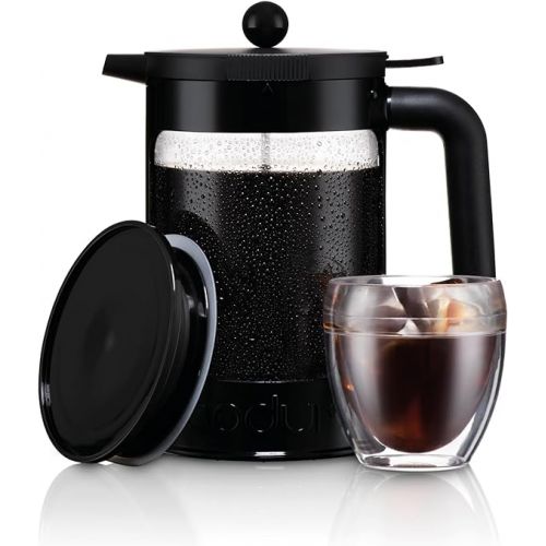  Bodum 51oz Cold Brew Coffee Maker, Black - Made in Portugal