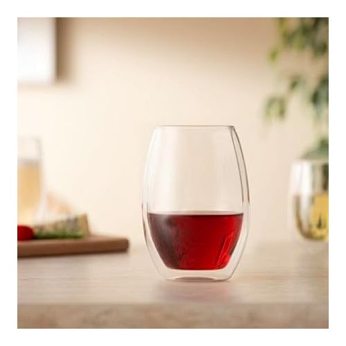  Bodum SKAL Double Wall Merlot Glass 2 pc. set