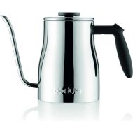 Bodum Bistro Gooseneck Stovetop Water Kettle, Chrome, 34 Ounce