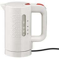 Bodum 17oz Bistro Electric Water Kettle For Coffee & Tea, BPA-Free Plastic, Rapid-Boil, Auto Shut-Off, White