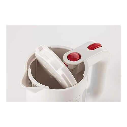  Bodum 17oz Bistro Electric Water Kettle For Coffee & Tea, BPA-Free Plastic, Rapid-Boil, Auto Shut-Off, White