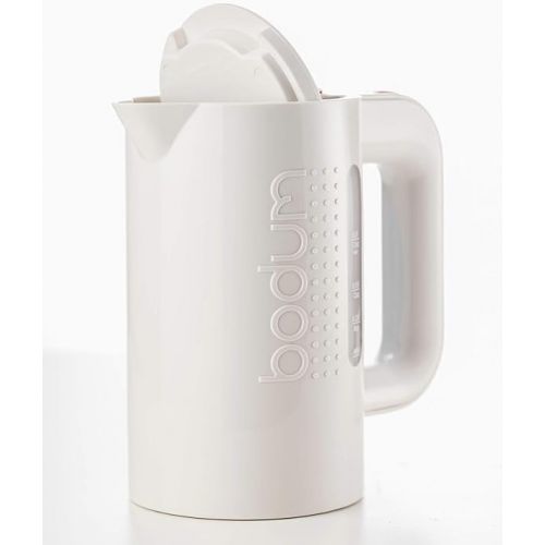  Bodum 17oz Bistro Electric Water Kettle For Coffee & Tea, BPA-Free Plastic, Rapid-Boil, Auto Shut-Off, White